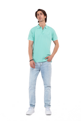 Aqua Men's Polo Shirt.