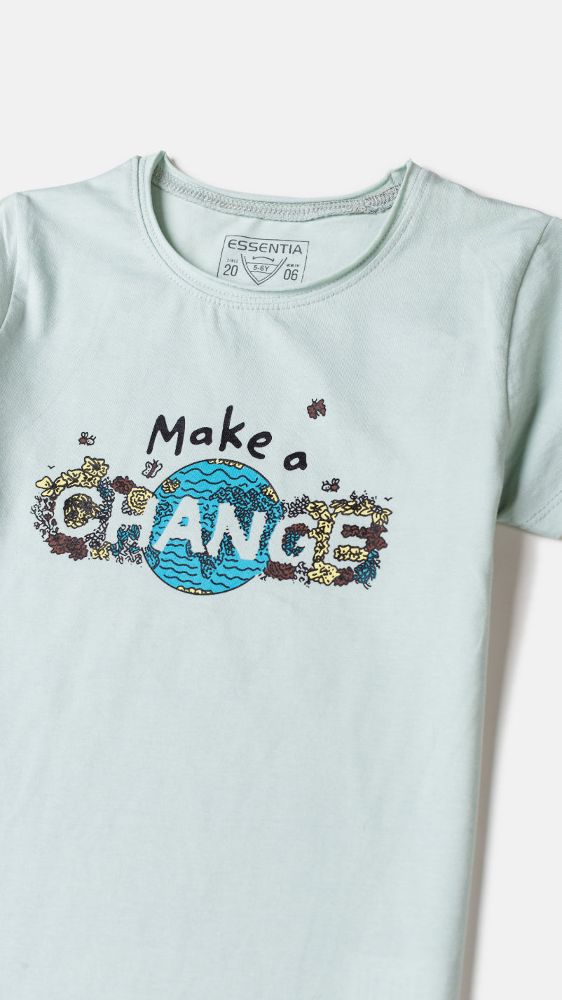 Girl's T-Shirt S/Slv.