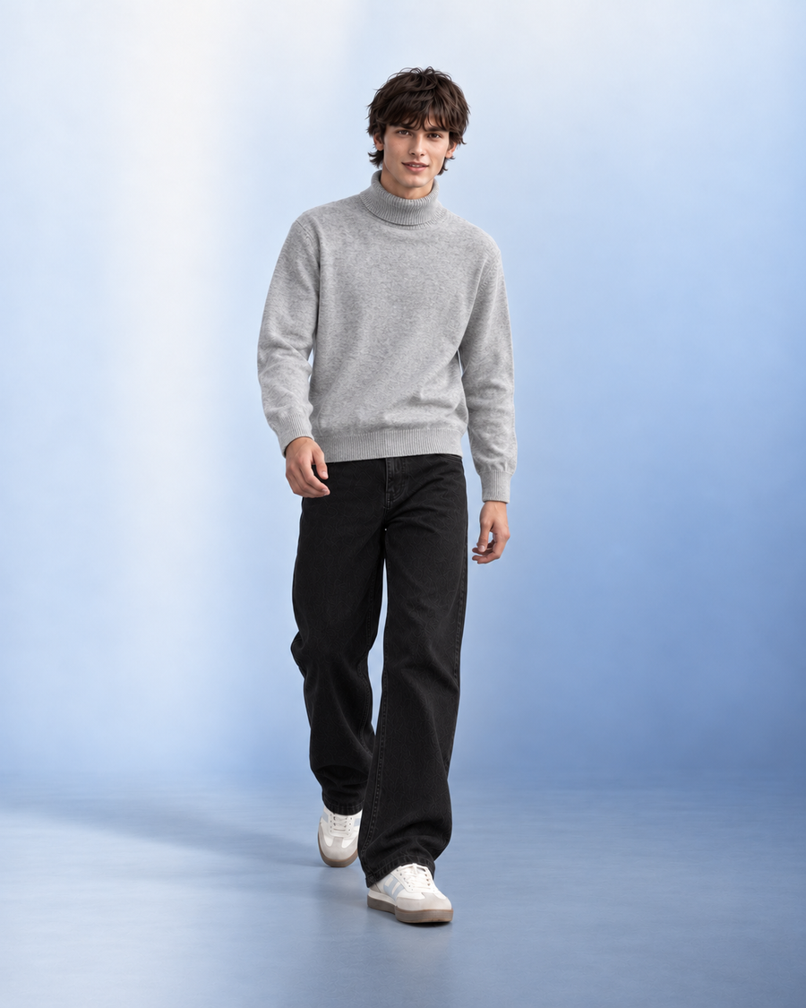 Men's High Neck F/Slv.