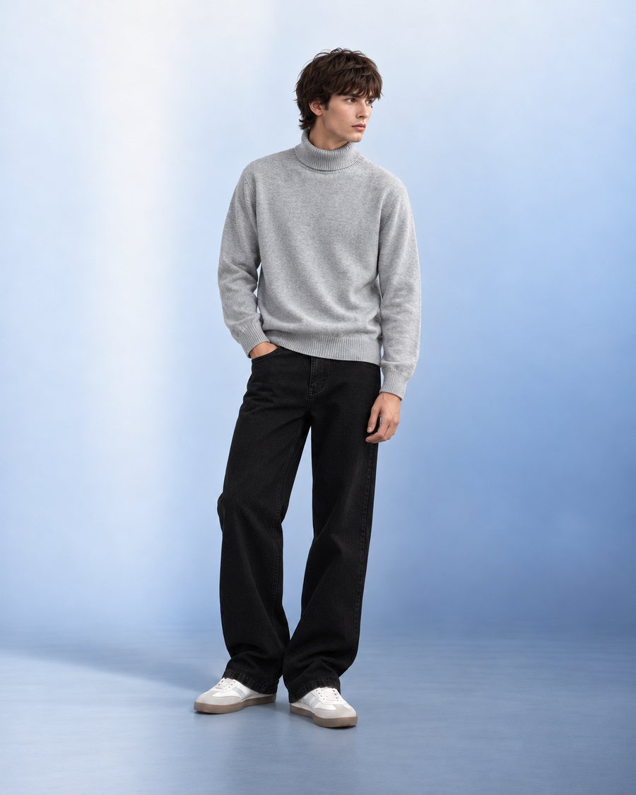 Men's High Neck F/Slv.