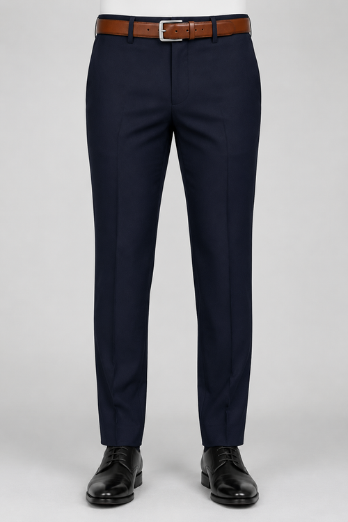 Men's Navy Blue Dress Pant