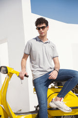 Men's HTR. Grey Polo Shirt