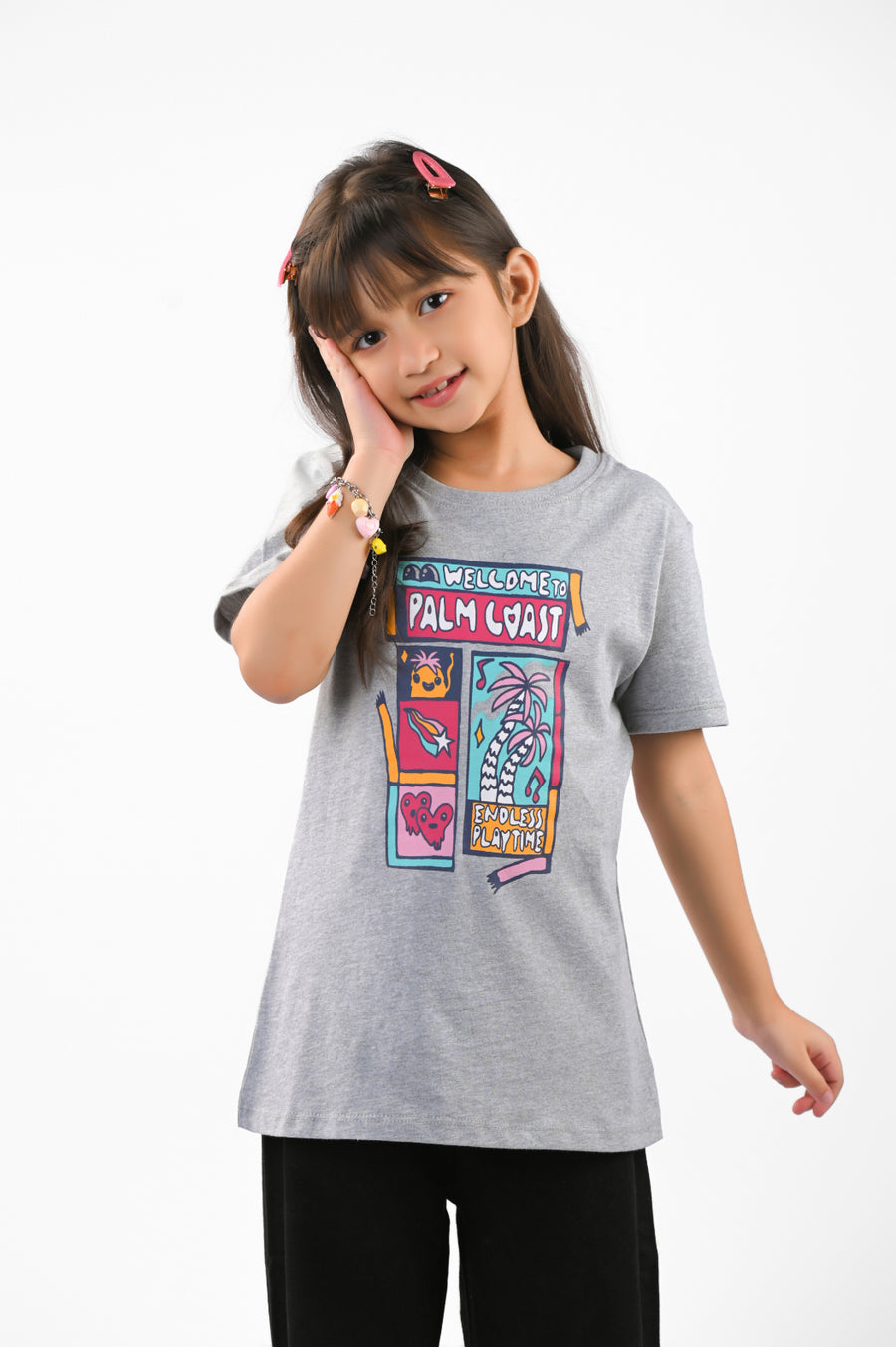 Girl's T-Shirt S/Slv.