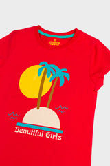 Girl's T-Shirt S/Slv.
