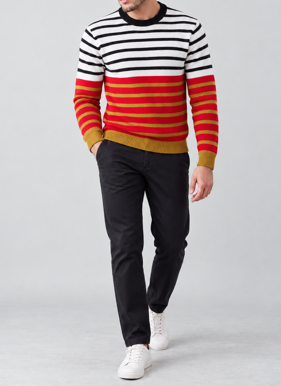 Men's Sweater F/Slv.
