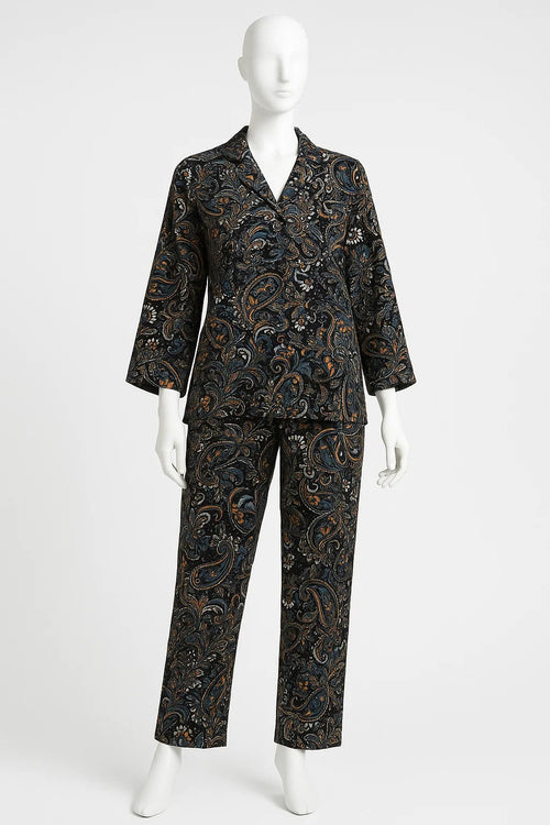 Paisley Printed Ladies Co-Ord Set