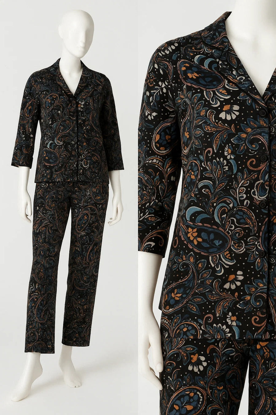 Paisley Printed Ladies Co-Ord Set