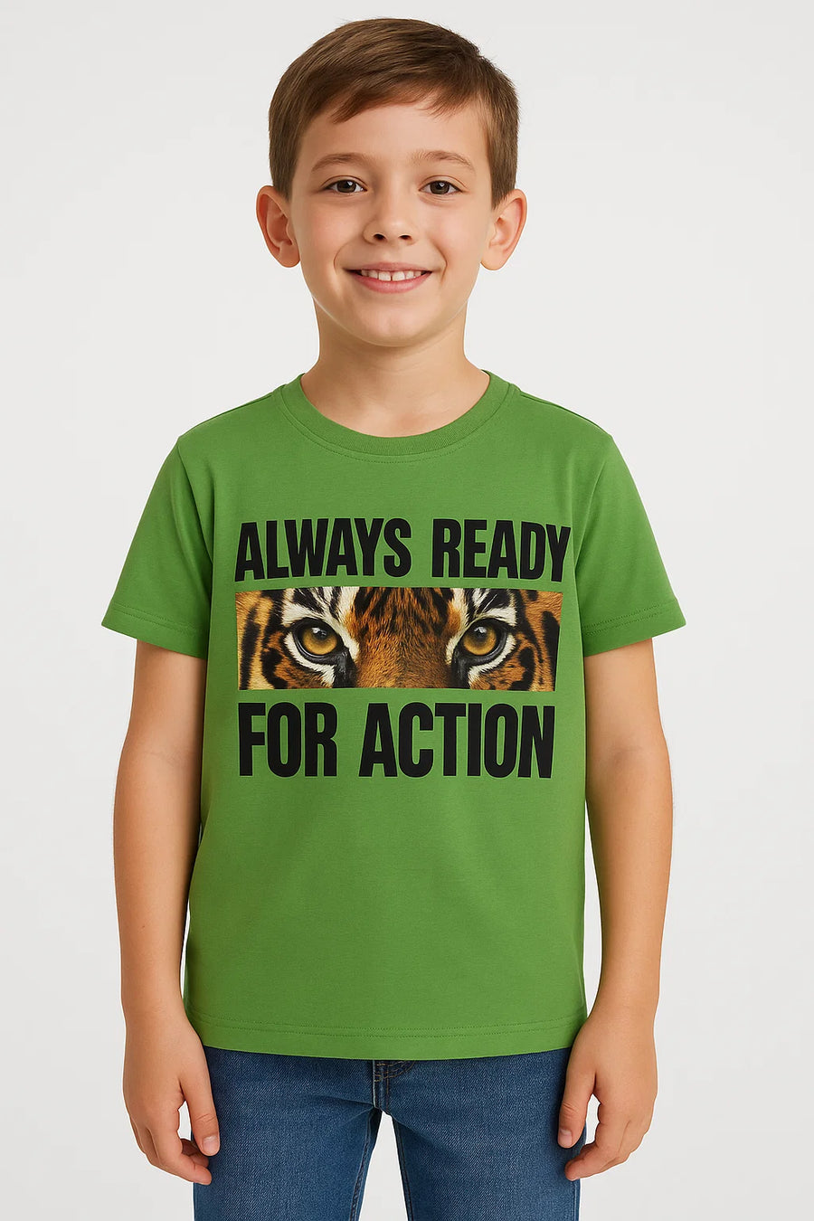 Always Ready For Action Boy's T-Shirt