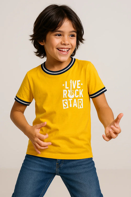 Live Rock Star Boy's T-Shirt