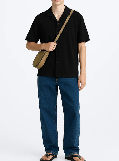 The Noir Cuban Men's Polo