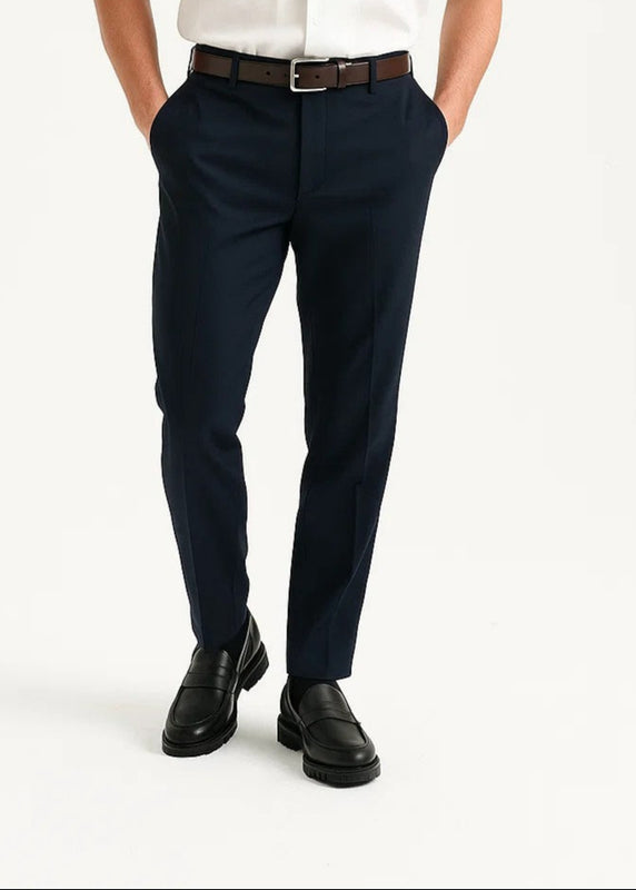 Classic Navy Blue Formal Dress Pant