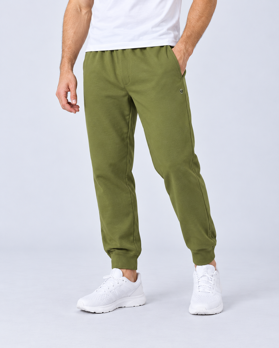 Men's Fleece Trouser (OLV) - pose 2