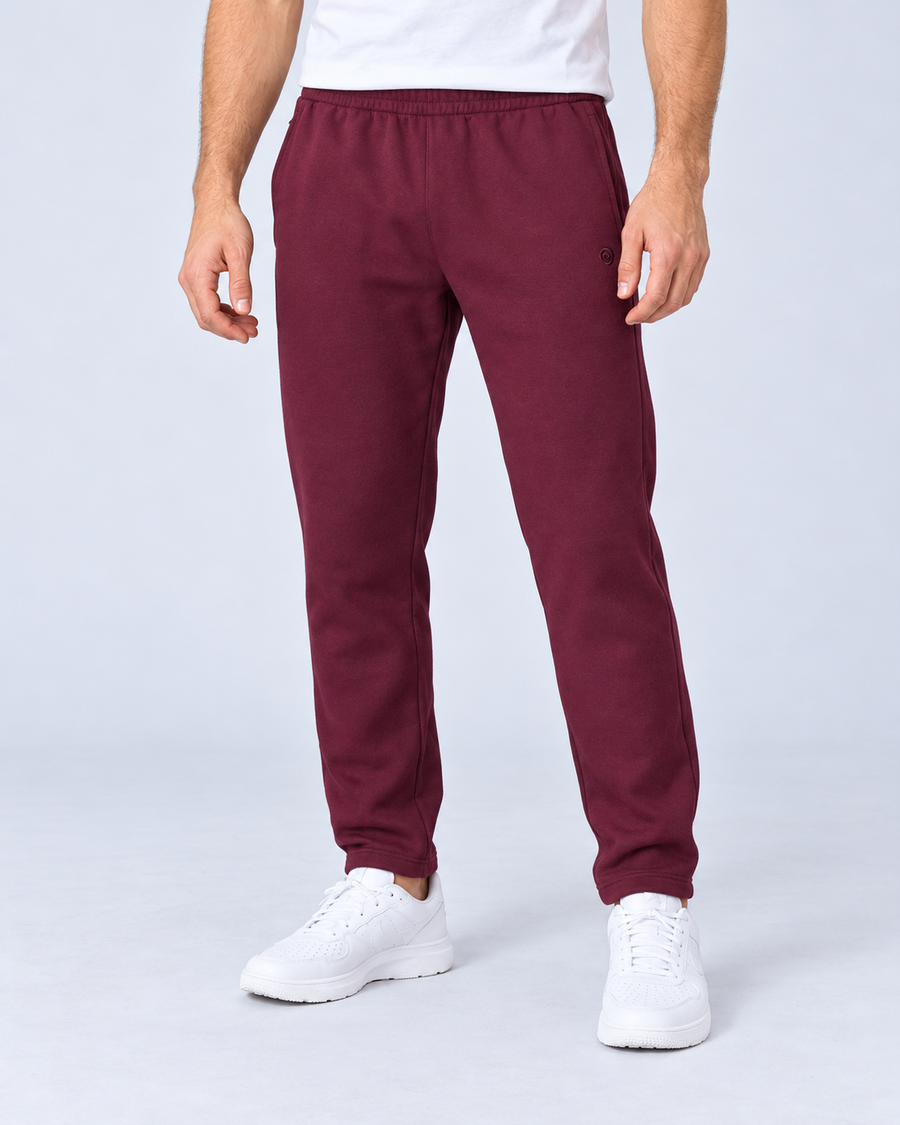 Men's Fleece Trouser (RED) - pose 1