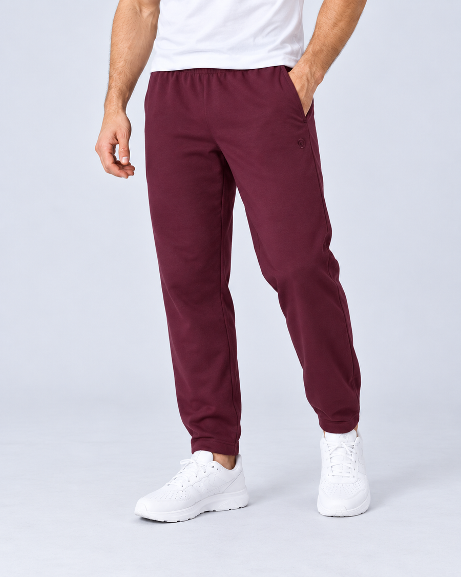 Men's Fleece Trouser (RED) - pose 2