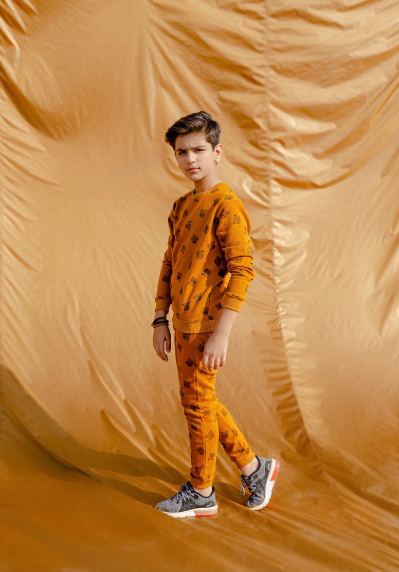 Boy's Camel Trouser