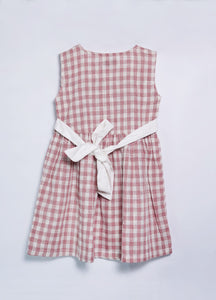 Check Cotton Frock for girls