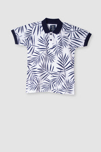 FEATHER PRINTED POLO