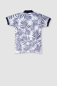 FEATHER PRINTED POLO