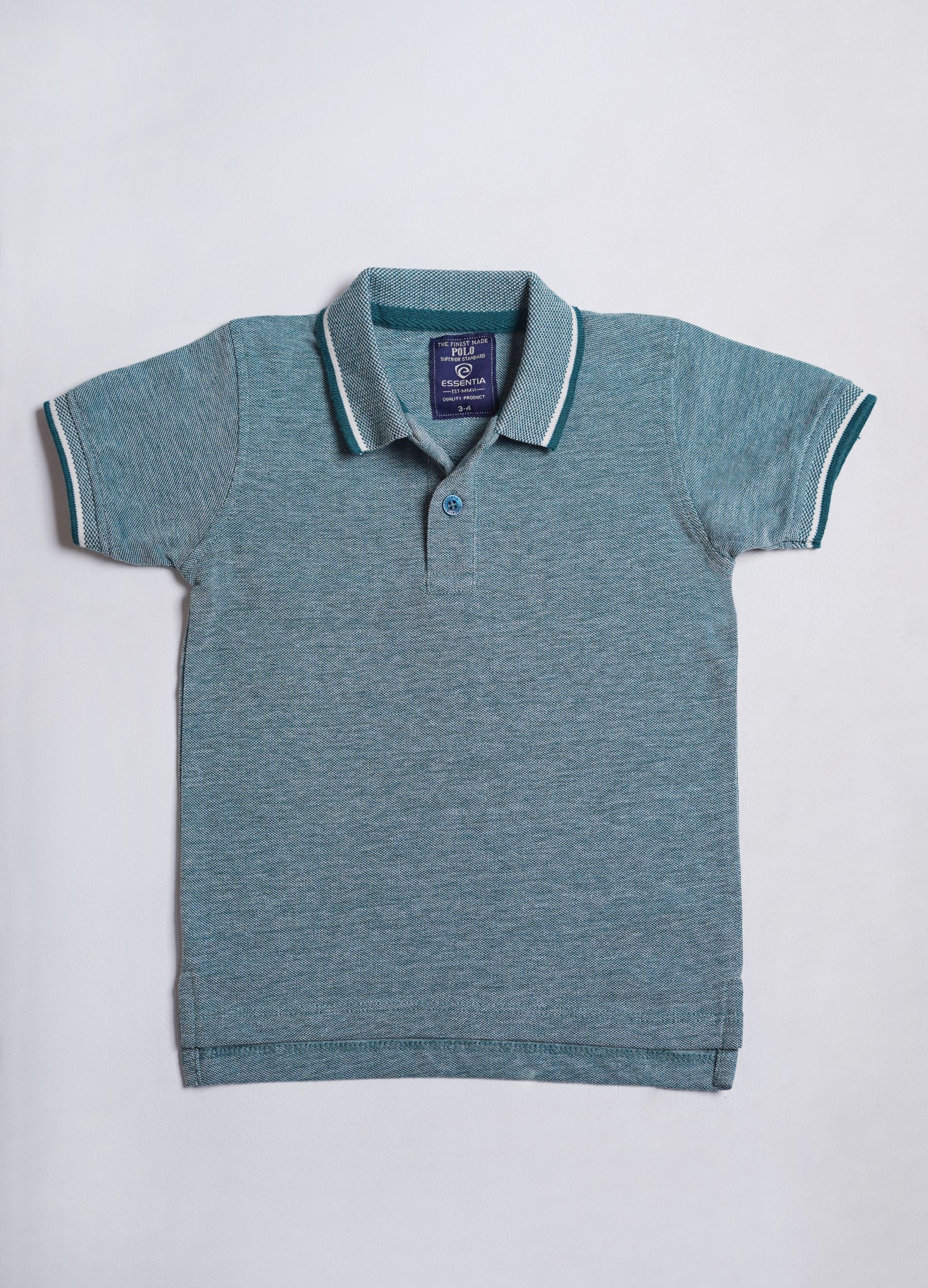 Boys Plain Color Polo Shirt
