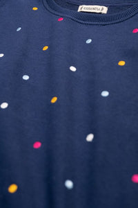 POLKA DOTS SWEAT SHIRT