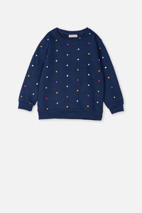 POLKA DOTS SWEAT SHIRT