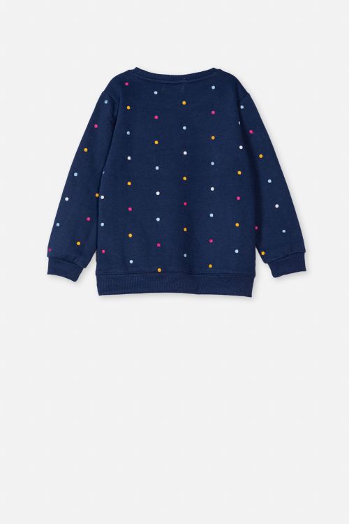 POLKA DOTS SWEAT SHIRT