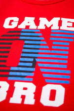 Load image into Gallery viewer, Game On Bro Sleeve Less kids tee
