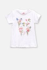Load image into Gallery viewer, Girls Floral Print Tee
